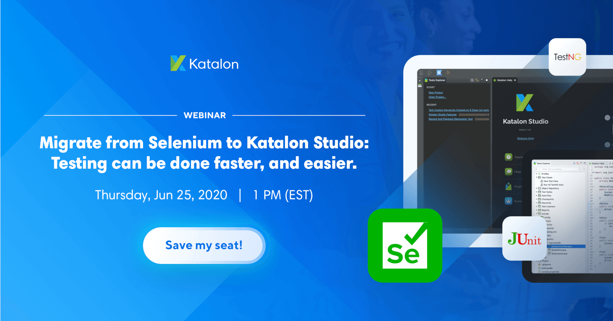 Migrate from Selenium to Katalon Studio: Testing can be done faster, and easier.